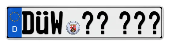 Wunschkennzeichen DÜrkheim-an-der-weinstrasse reservieren