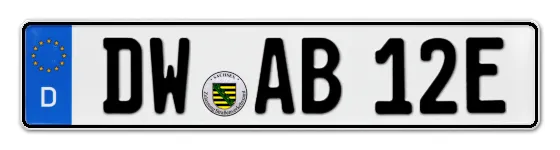 E-Kennzeichen DippoldisWalde online bestellen