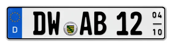 Saisonkennzeichen DW für DippoldisWalde online bestellen