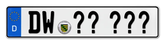 Wunschkennzeichen Dippoldiswalde reservieren