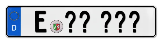 Wunschkennzeichen Essen reservieren