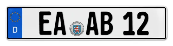 Autokennzeichen EisenAch