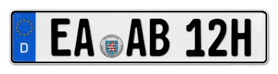 H-Kennzeichen EA online bestellen