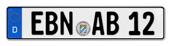 Autokennzeichen EBerN