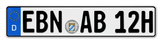 H-Kennzeichen EBN online bestellen