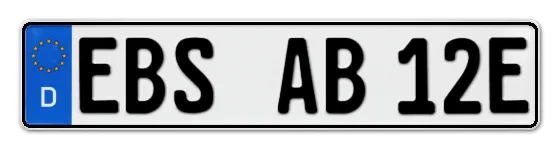 E-Kennzeichen EBermannStadt online bestellen