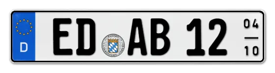 Saisonkennzeichen ED für ErDing online bestellen