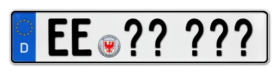 Wunschkennzeichen Elbe,-elster reservieren