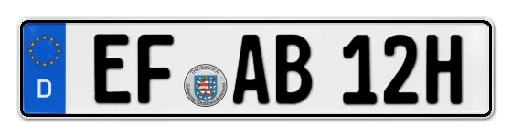 H-Kennzeichen EF online bestellen