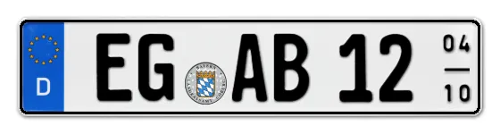 Saisonkennzeichen EG für EGgenfelden online bestellen