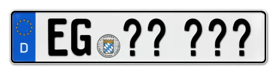 Wunschkennzeichen Eggenfelden reservieren