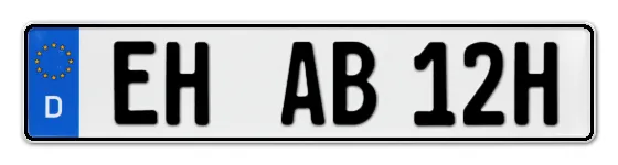 H-Kennzeichen EH online bestellen