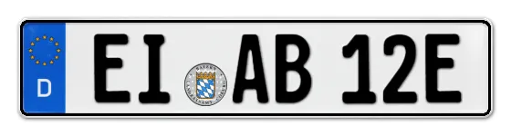 E-Kennzeichen EIchstätt online bestellen