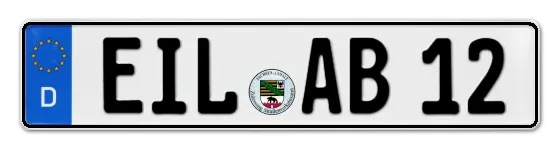 Autokennzeichen EIsLeben