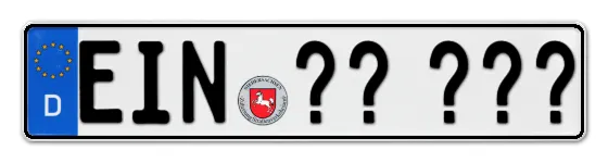 Wunschkennzeichen Einbeck reservieren