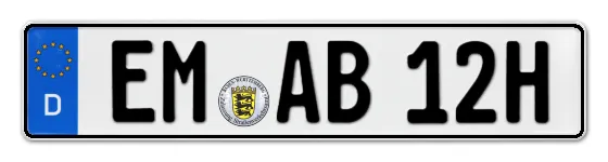 H-Kennzeichen EM online bestellen