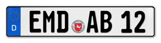 Autokennzeichen EMDen