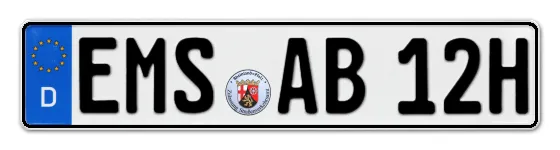 H-Kennzeichen EMS online bestellen