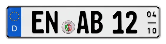 Saisonkennzeichen EN für ENnepe als Wunschkennzeichen online bestellen