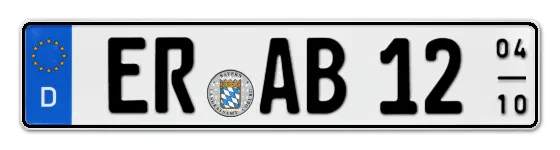 Saisonkennzeichen ER für ERlangen online bestellen
