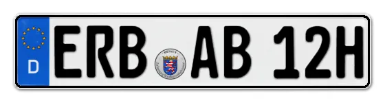 H-Kennzeichen ERB online bestellen