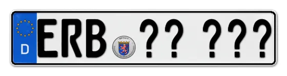 WunschKennzeichen Erbach Wunschkennzeichen Erbach reservieren