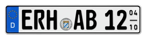Saisonkennzeichen ERH für ERlangen, Höchstadt online bestellen