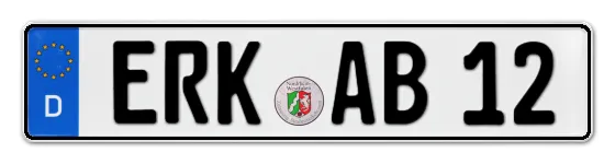 Autokennzeichen ERKelenz