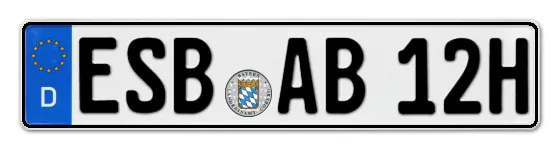 H-Kennzeichen ESB online bestellen