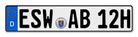 H-Kennzeichen ESW online bestellen