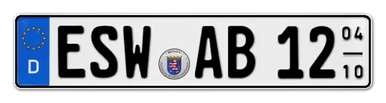 Saisonkennzeichen ESW für ESchWege online bestellen