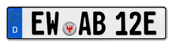 E-Kennzeichen EbersWalde online bestellen