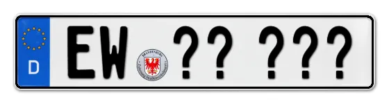 Wunschkennzeichen Eberswalde reservieren