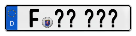 Wunschkennzeichen Frankfurt-am-main reservieren