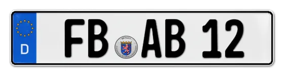 Autokennzeichen FriedBerg-Wetteraukreis