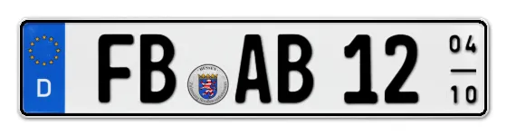 Saisonkennzeichen FB für FriedBerg-Wetteraukreis online bestellen