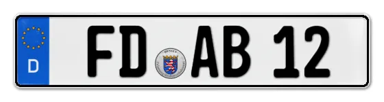 Autokennzeichen FulDa Autokennzeichen FulDa
