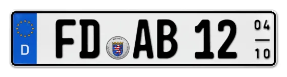 Saisonkennzeichen FulDa Saisonkennzeichen FD für FulDa online bestellen