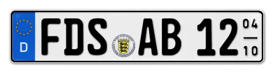 Saisonkennzeichen FreuDenStadt Saisonkennzeichen FDS für FreuDenStadt online bestellen