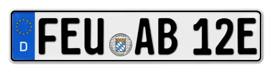 E-Kennzeichen FEUchtwangen online bestellen