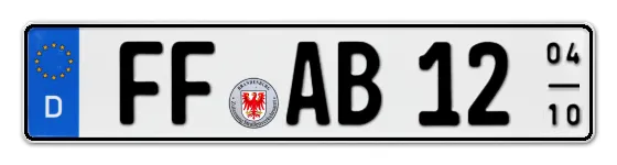Saisonkennzeichen FF für FrankFurt Oder online bestellen