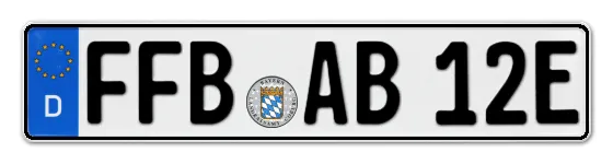 E-Kennzeichen FürstenFeldBruck online bestellen