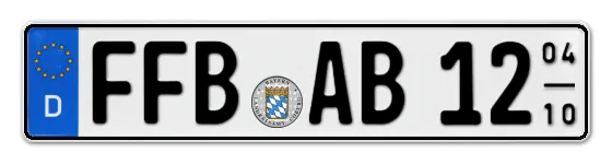 Saisonkennzeichen FFB für FürstenFeldBruck online bestellen