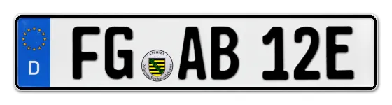 E-Kennzeichen FreiberG online bestellen