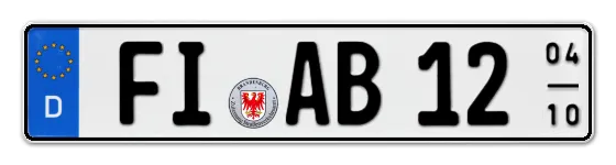 Saisonkennzeichen FI für FInsterwalde als Wunschkennzeichen online bestellen