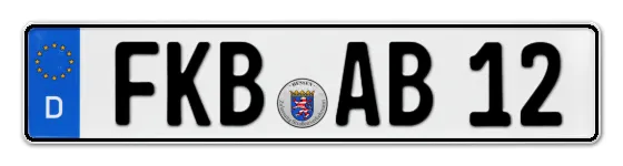 Kennzeichen FranKenBerg bestellen