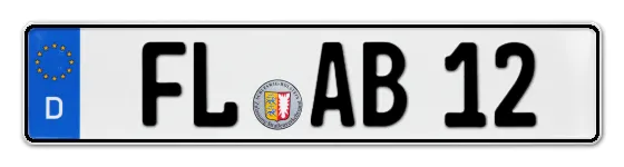 Autokennzeichen FLensburg