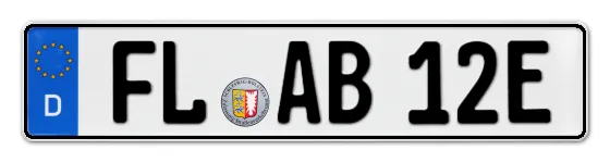 E-Kennzeichen FLensburg online bestellen