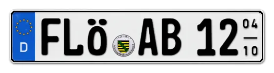 Saisonkennzeichen FLÖ für FLÖha als Wunschkennzeichen online bestellen