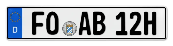 H-Kennzeichen FO online bestellen